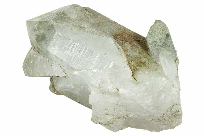Chlorite Included Quartz Crystal Cluster - Pakistan #244303